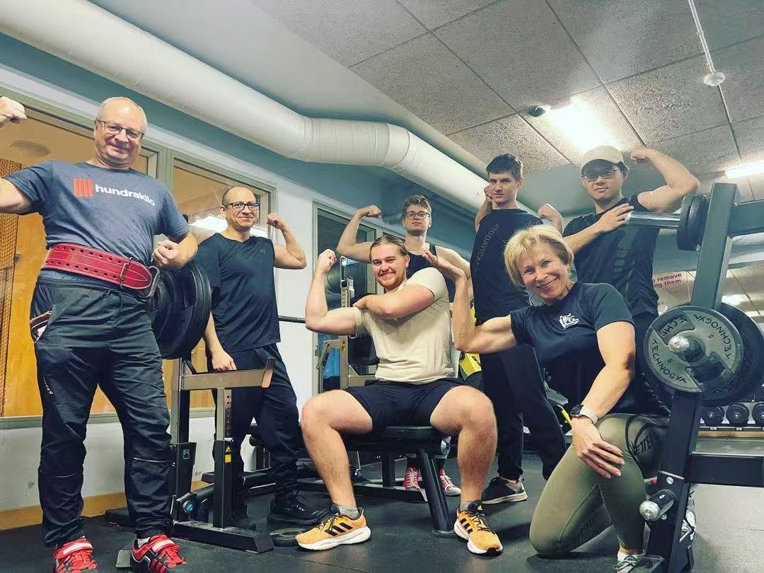 A training group at KTH Hallen